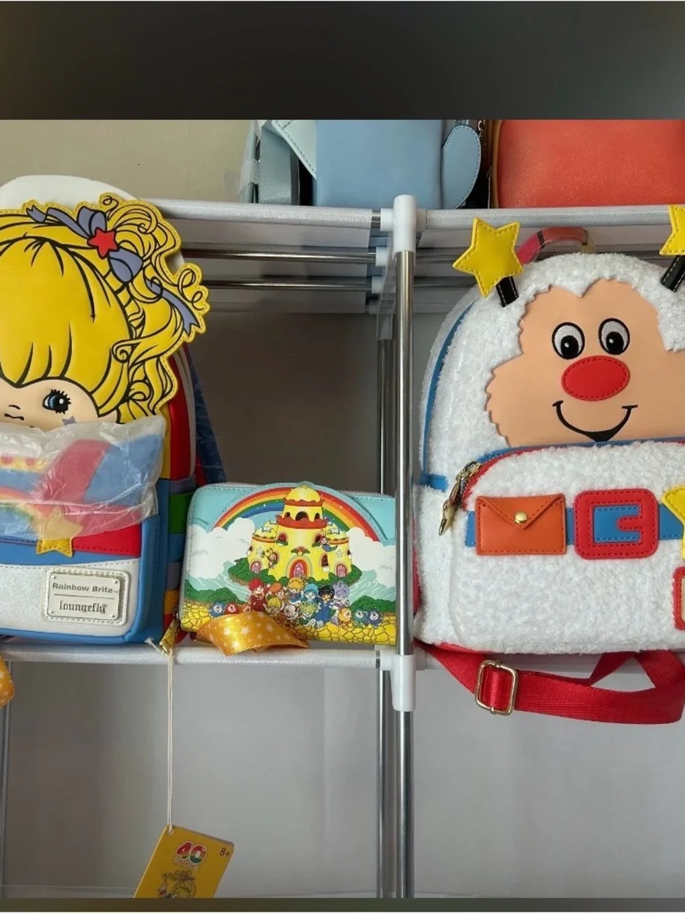 Loungefly Rainbow Brite bundle 2 bags and wallet